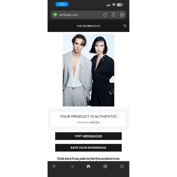 Emporio Armani Faux Wrap Dress Long Sleeve Navy Blue Women's 46 NWT - Picture 11 of 14